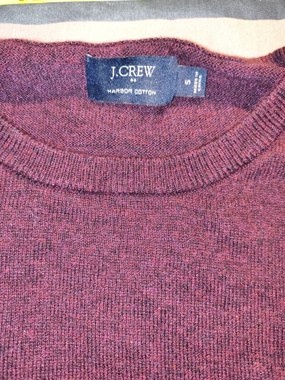 J. Crew Men's Crewneck Sweater - Burgundy